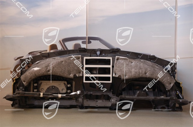 Dashboard lining, leatherette, black