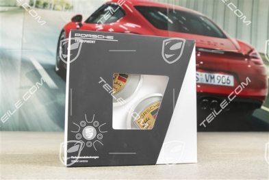 Wheel hub set (4 pcs.), Platinum Silver