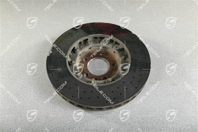 Tarcza hamulcowa, PCCB, 19", żółty zacisk, R, uszkodzona