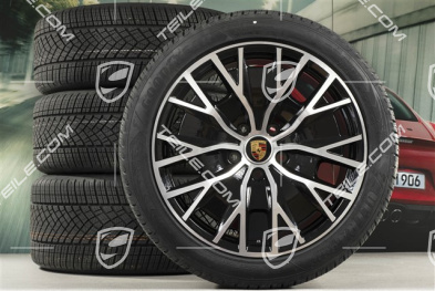 20-inch Turbo S Aero Design winter wheel set, rims 9J x 20 ET54 + 11J x 20 ET60, Goodyear winter tyres 245/45 R20 + 285/40 R20