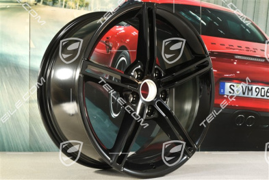 21" Felge Mission E Design, 9,5J x 21 ET60, schwarz hochglanz