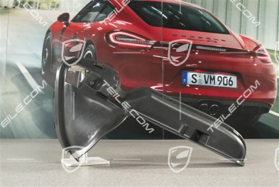 Air duct / guide / 4,8L Biturbo, Satin black, R