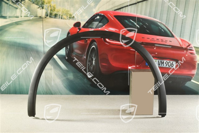 Wide wheel arch, front wing / fender moulding, black, L