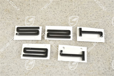 Logo Emblem 944S2, Black Logo Emblem 944S2, Black
