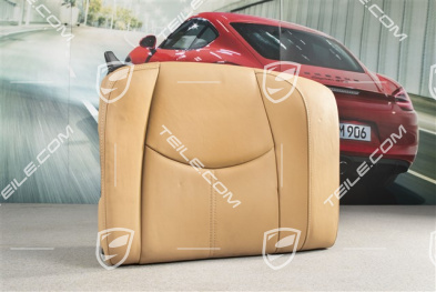 Back seat backrest, Cabrio, Leather, Sand beige, R