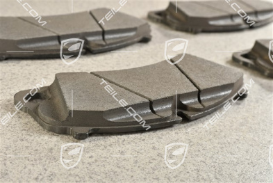 Brake pad set, front axle, Spyder, L+R