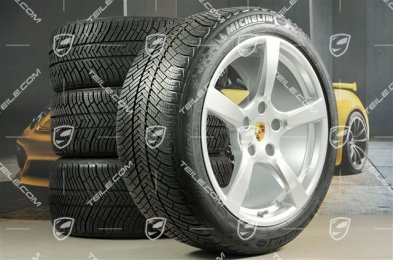 19-inch Cayman S winter wheels set, rims 8J x 19 ET57 + 10J x 19 ET45 + NEW Michelin Pilot Alpin 4 winter tires 235/40 R19 +265/40 R19