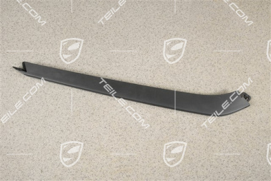Disc / cover lower for front bumper retaining frame, Black, R