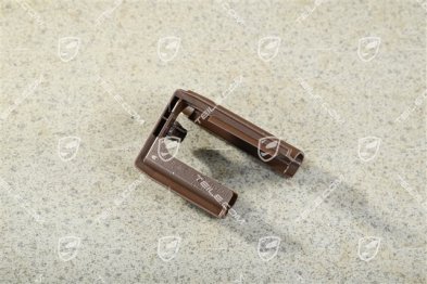 Abdeckung für Sitzschiene, Trüffelbraun, Vorne, L