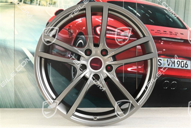 21" Felge Cayenne Turbo, 11J x 21 ET58, Platinum Seidenmatt