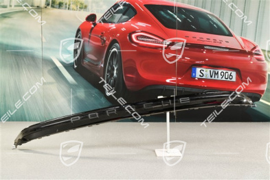 Sport Design / GTS, Cover upper, black with black PORSCHE lettering