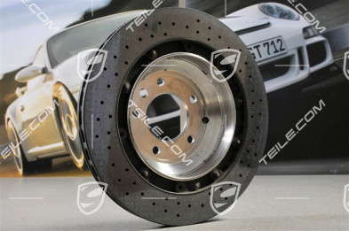 PCCB ceramic disc brake, yellow calliper, L