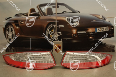 Rear light, clear glass optics, LED, Facelift 08-, set (L+R) Rear light, clear glass optics, LED, Facelift 08-, set (L+R)