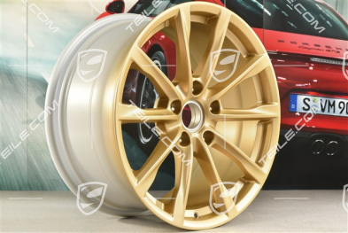 19" Felga Boxster S, 10J x 19 ET45, aurum satynowy półmat