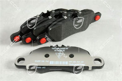 Brake pads, repair kit, basic version (calliper in black), L+R Brake pads, repair kit, basic version (calliper in black), L+R