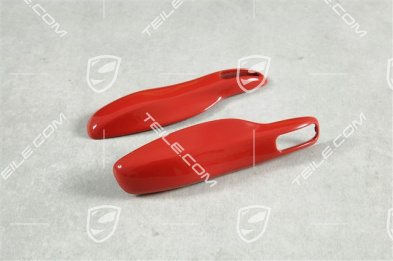 Key cap, lacquered, set, guards red Key cap, lacquered, set, guards red