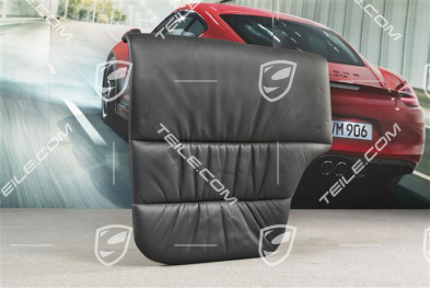 Notsitzkissen, Coupe/Targa, Raffleder, schwarz, R