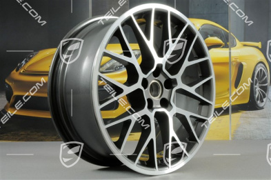 20-inch RS-Spyder Design wheel set, titanium, 9J x 20 ET 26 + 10J x 20 ET19