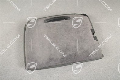 Back seat backrest, Coupe/Targa, Leatherette, Stone grey, R