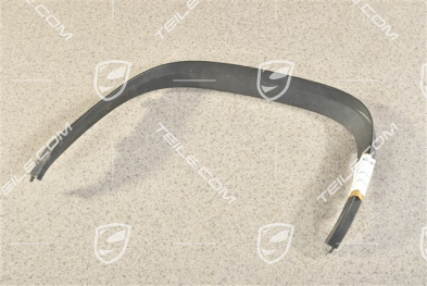 Cover trim, Rear bumper, Black, L