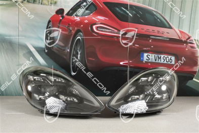 LED-Matrix headlights set, PDLS, black, L+R