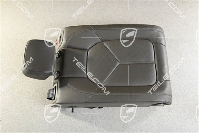 Backrest, leather, agate grey, L, KPL