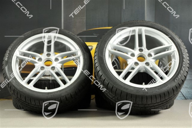 19-inch Carrera winter wheel set, 8,5J x 19 ET54 + 11J x 19 ET69 + NEW Pirelli winter tyres 235/40 R19 + 285/35 R19, with TPMS