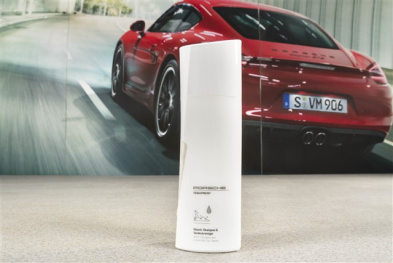 Car shampoo white, Paint and convertible roof