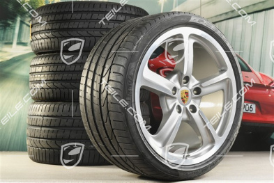 20" SportTechno Sommerräder Satz, Felgen 9J x 20 ET51 + 11,5J x 20 ET68 + NEUE Pirelli P Zero Sommerreifen 245/35 R20 + 305/30 R20, mit RDK-Sensoren