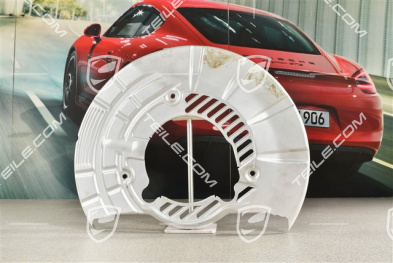 Front axle disc brake protective plate, PCCB, R
