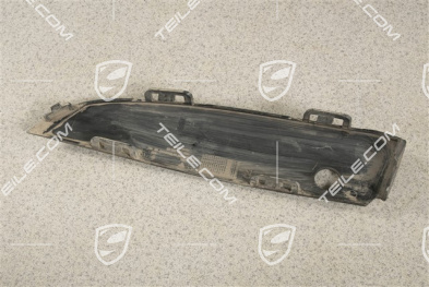Front bumper lower trim, Satin black, R