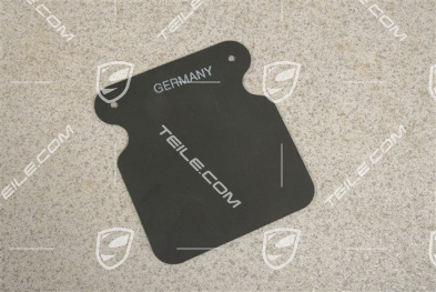 Protective flap, fuel filler neck