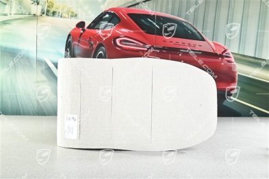 Front seat backrest foam part with heating mat, L=R