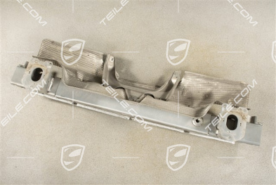 Rear bumper support rail