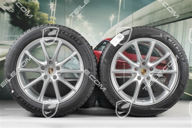 20" Cayenne COUPE Design Winterräder Satz, Felgen 9J x 20 ET50 + 10,5J x 20 ET55 + Michelin Winterreifen 275/45 R20 + 305/40 R20, mit RDK-Sensoren