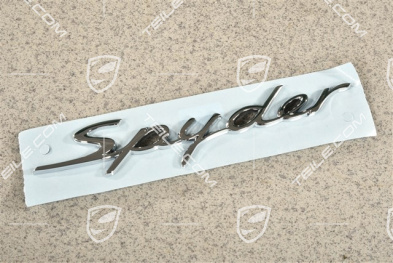 Spyder, Emblemat / napis, boczny, chromowany, L