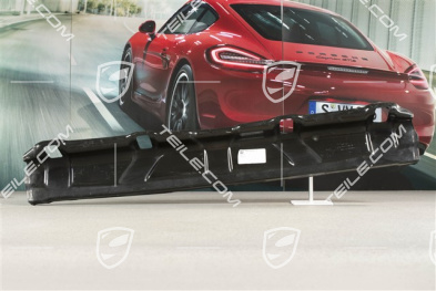 Rear bumper mounting element, lower