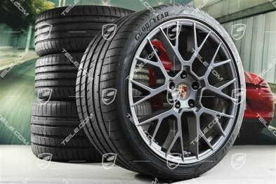 20+21" RS Spyder Sommerräder Satz, Felgen 8,5J x 20 ET50 + 11,5J x 21 ET79 + NEUE Goodyear Sommerreifen 245/35 R20 + 315/30 R21