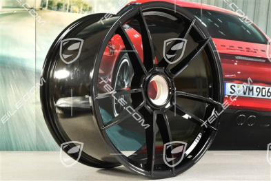 21-inch Turbo S wheel rim, 11,5J x 21 ET67, black high gloss