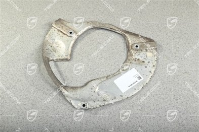 Front axle disc brake protective plate, PCCB, L