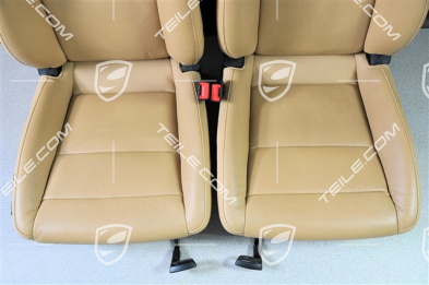Sitze, leather Luxor Beige, set (L+R)