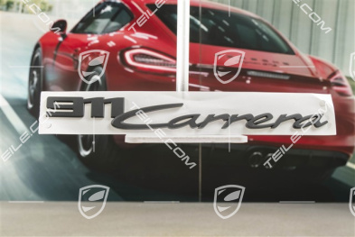 Logo/inscription "911 Carrera", mat black