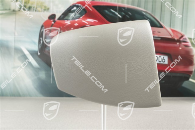 Centre console side trim, leatherette, Graphite grey, R
