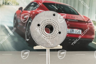 Bonded rubber mounting for suspension subframe
