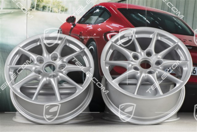 17-inch Carrera II wheel set mod. 2002, 7J x 17 ET50 + 9J x 17 ET55