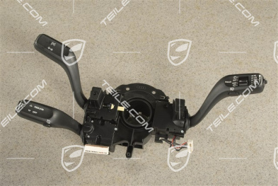 Steering column switch with cruise control with speed limiter and headlight cleaning system, without voice control