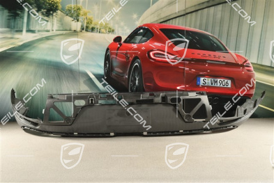 Rear bumper, lower lining, Black