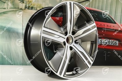 22" Macan Exclusive Design Felgensatz, 9J x 22 ET29 + 11J x 22 ET47, Turbonite