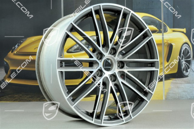 20-inch wheel rim set 911 Turbo IV, 11,5J x 20 ET56 + 9J x 20 ET51, Titan