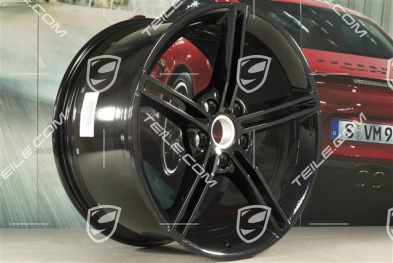 21-inch wheel rim Mission E Design, 11,5J x 21 ET66, Jet Black metalic
